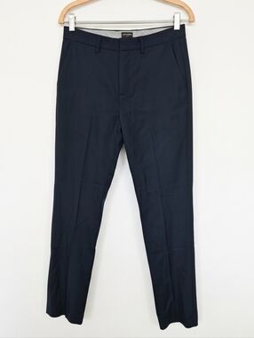 J Crew Crewcuts Thompson Boys Navy Blue Suit Dress Pants Wool 16
